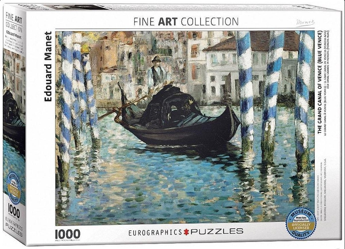 Eurographics puzzel Eduard Manet - Het grote kanaal van Venetie (1000)