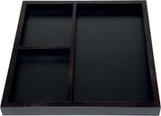 Dienblad krijtbord - Securit chalkboard tray 40x40cm double sided writing
