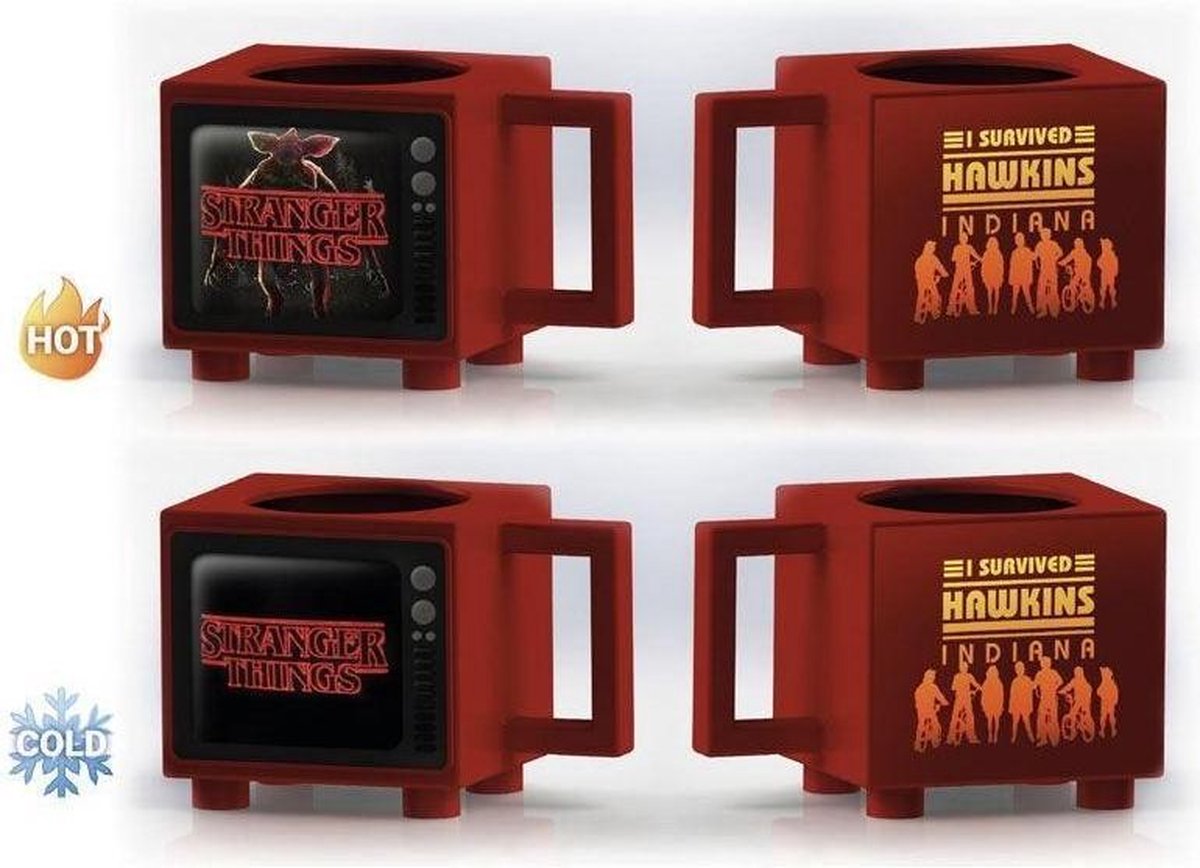 Stranger Things Titles Retro TV Heat Change Mok