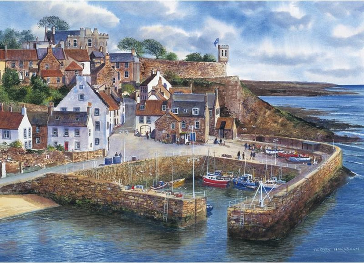 Gibsons puzzel Crail Harbour - 1000 stukjes