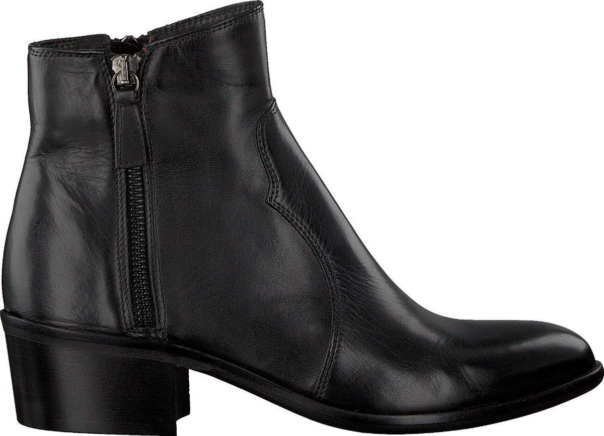 Notre-V 07a-202 Enkellaarsjes - Enkelboots - Dames - Zwart - Maat 37