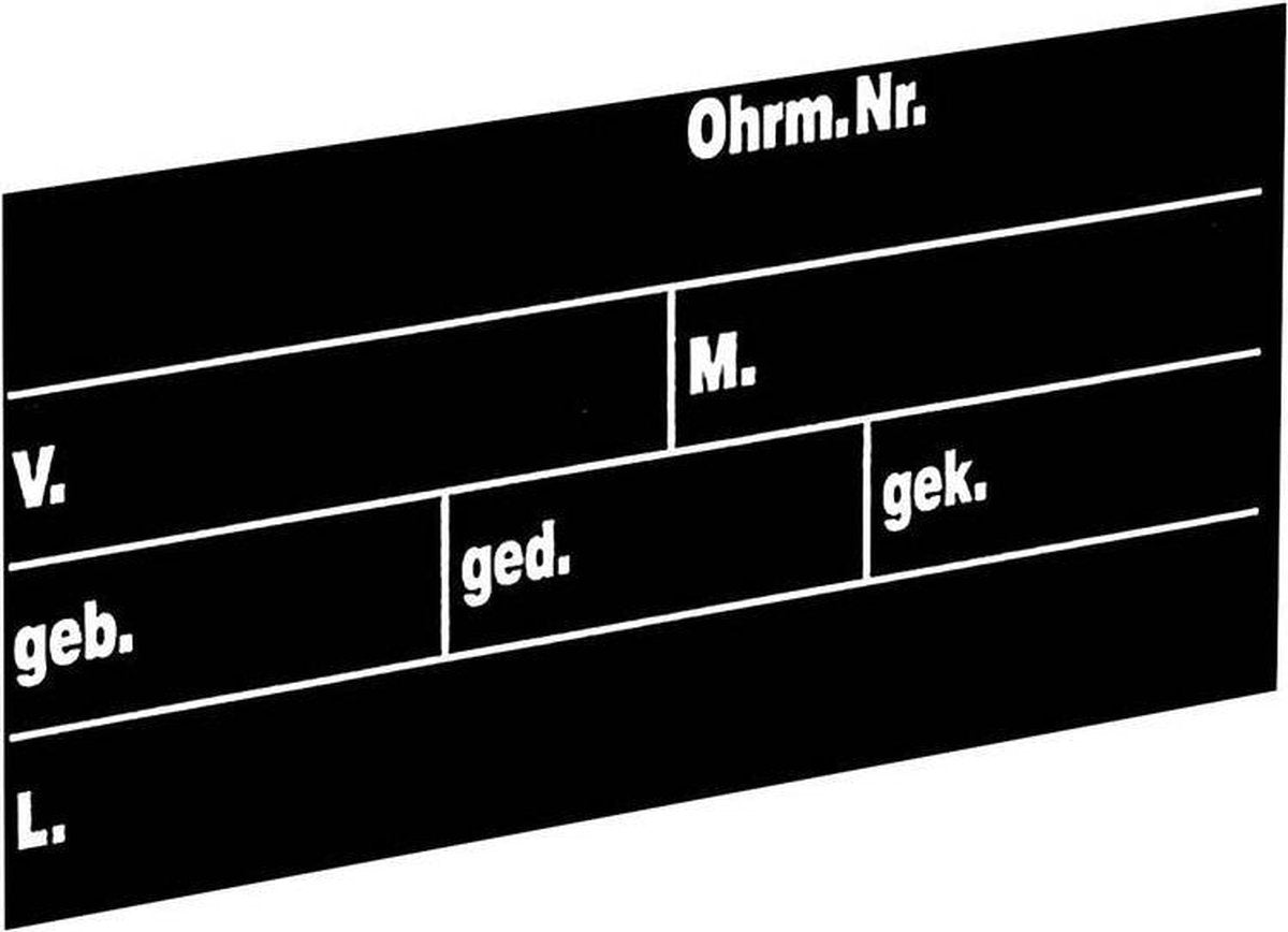 Stalbord voor melkkoeien