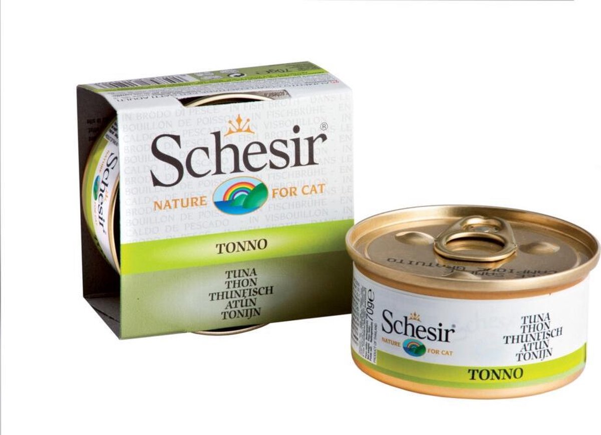 Schesir kat tonijn kattenvoer 70 gr