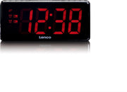 Lenco CR-30 - Wekkerradio met groot 3 inch LED scherm - Zwart