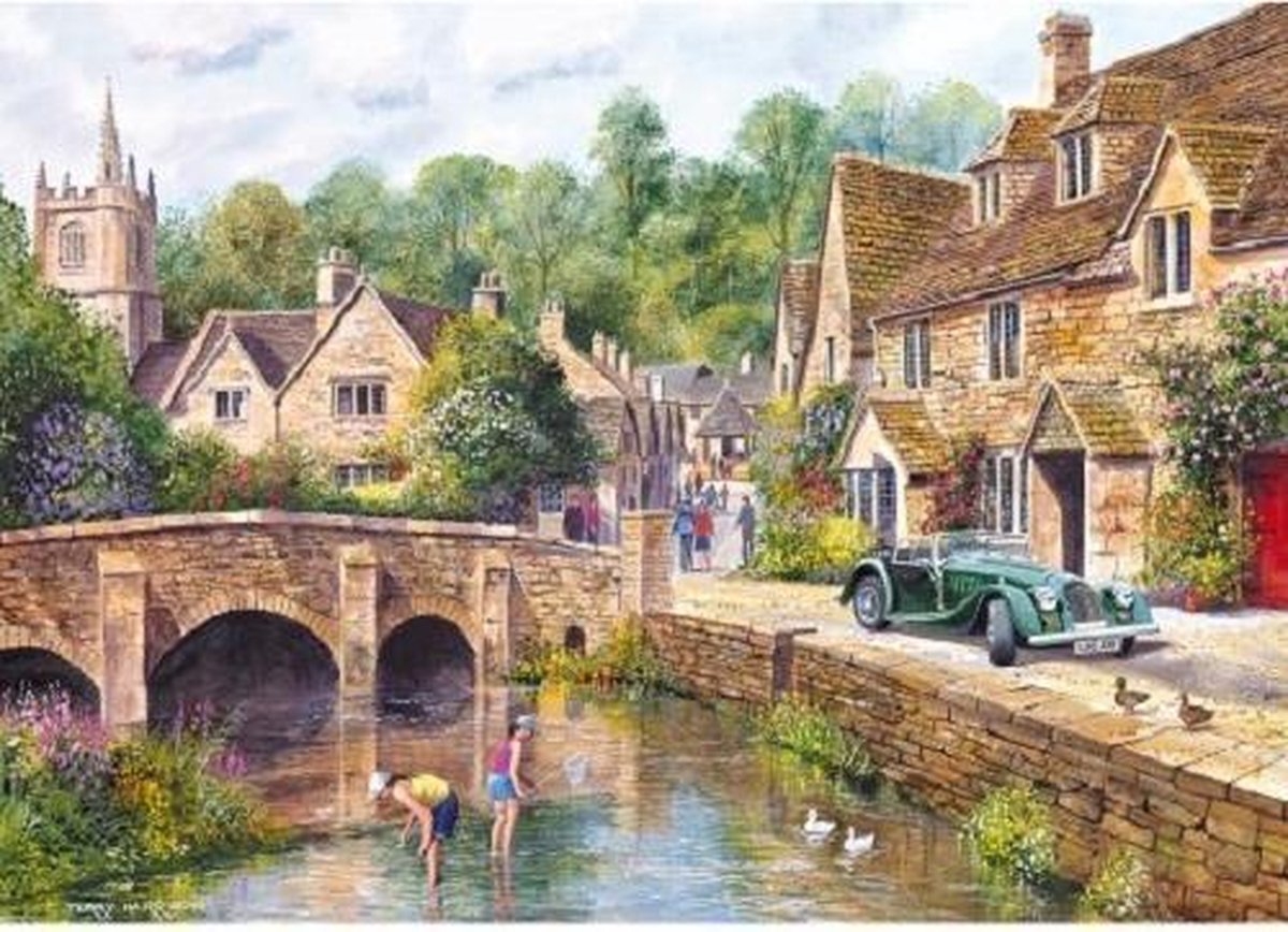 Puzzel 1000 stukjes - Castle Combe