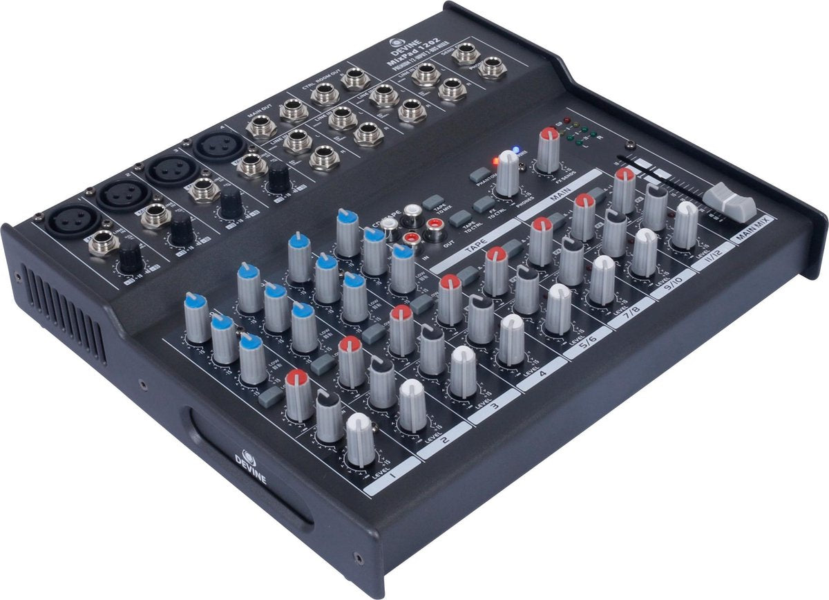 Devine MixPad 1202 professionele 12-kanaals mixer