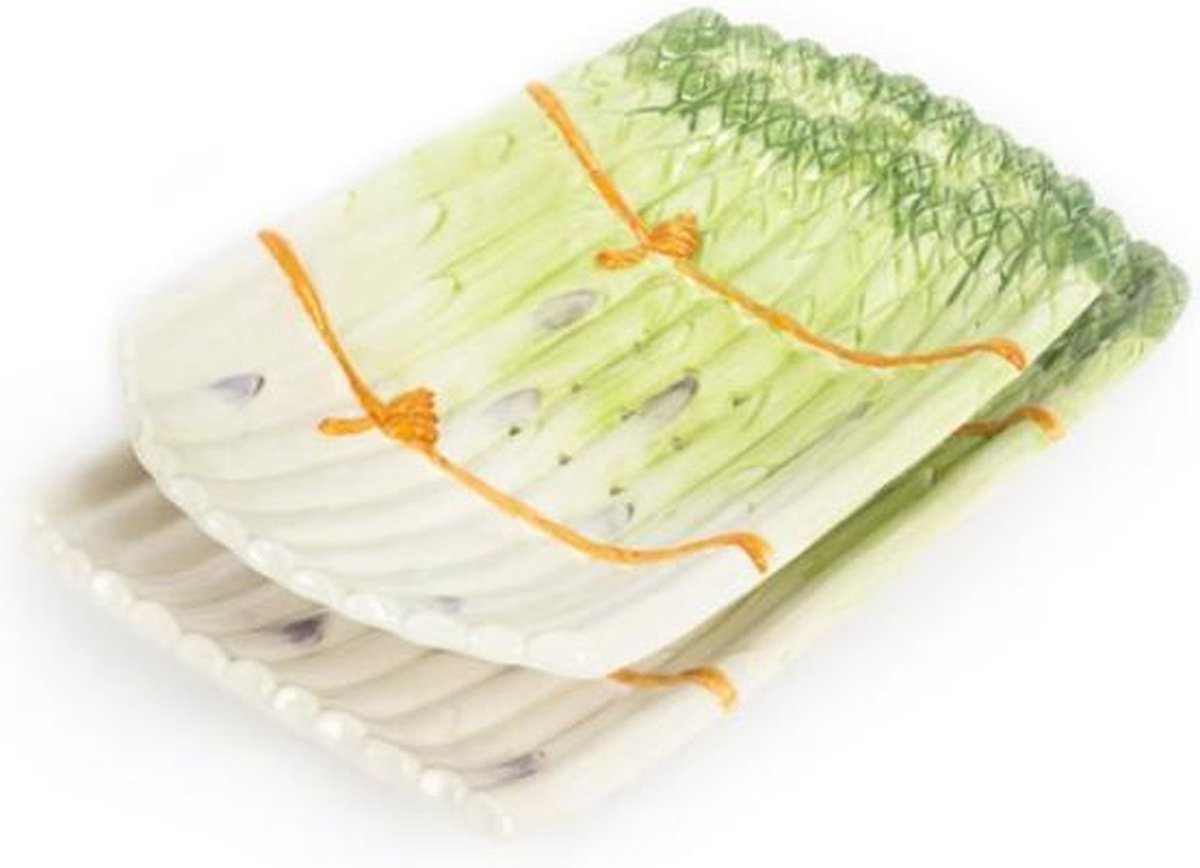 Uitlekschaal asperges groen 34 x 21 cm | AS04gr | Piccobella