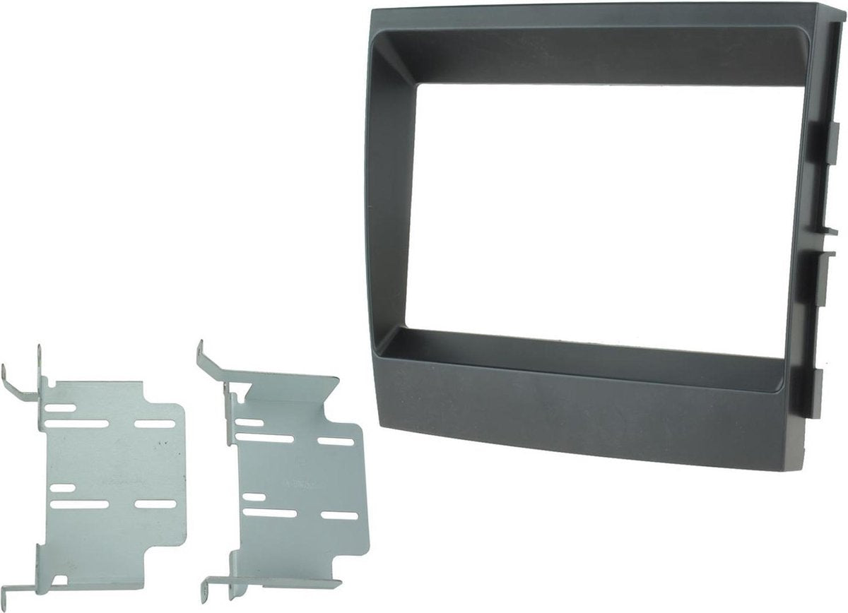 2-DIN frame Porsche Panamera (970 G1) 2010-2016 Zwart