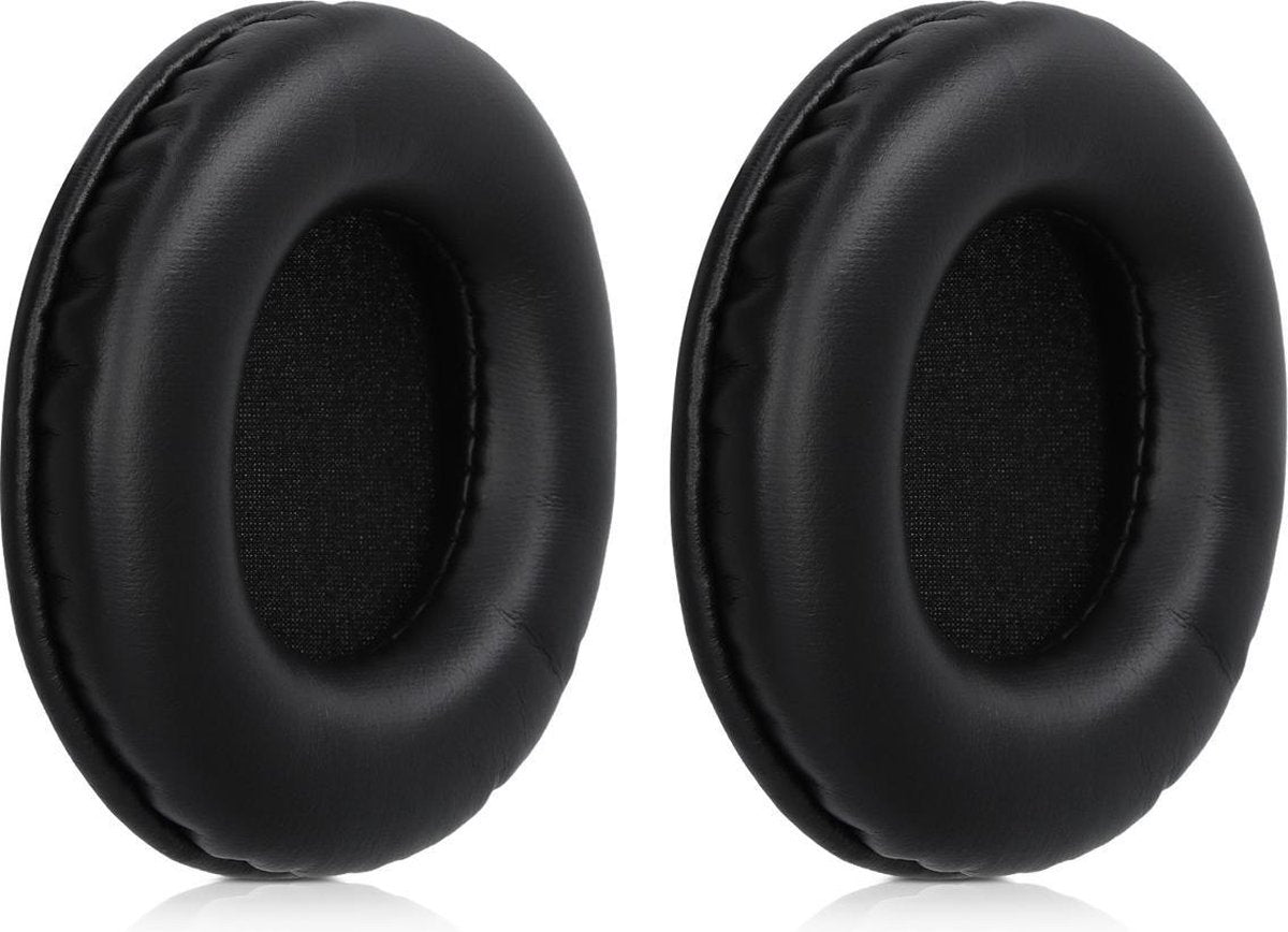kwmobile 2x oorkussens voor JBL E50BT koptelefoons - imitatieleer - voor over-ear-koptelefoon - zwart