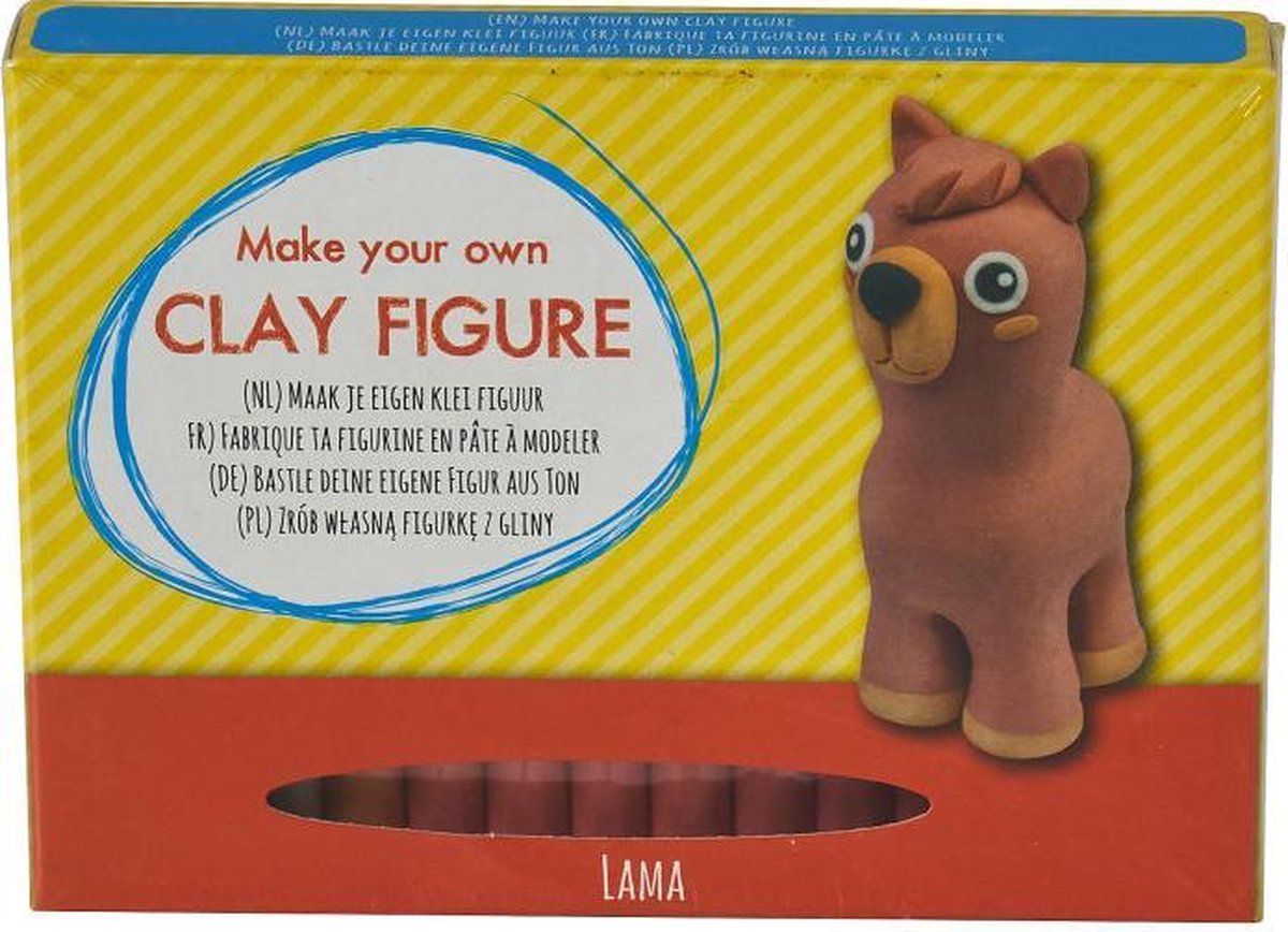 Color Crafts - Maak je eigen kleifiguur - Knutselen voor kinderen - ''Lama''