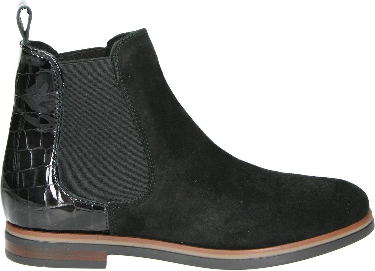 Nelson dames chelseaboot - Zwart - Maat 40