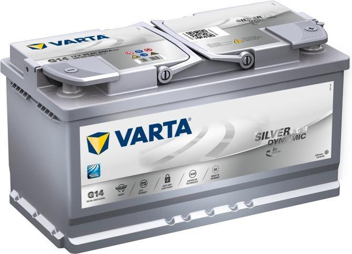 Varta Start-Stop Silver Dynamic AGM 595901085 G14 12Volt 95 Ah 850A/EN Start Accu 4016987146347
