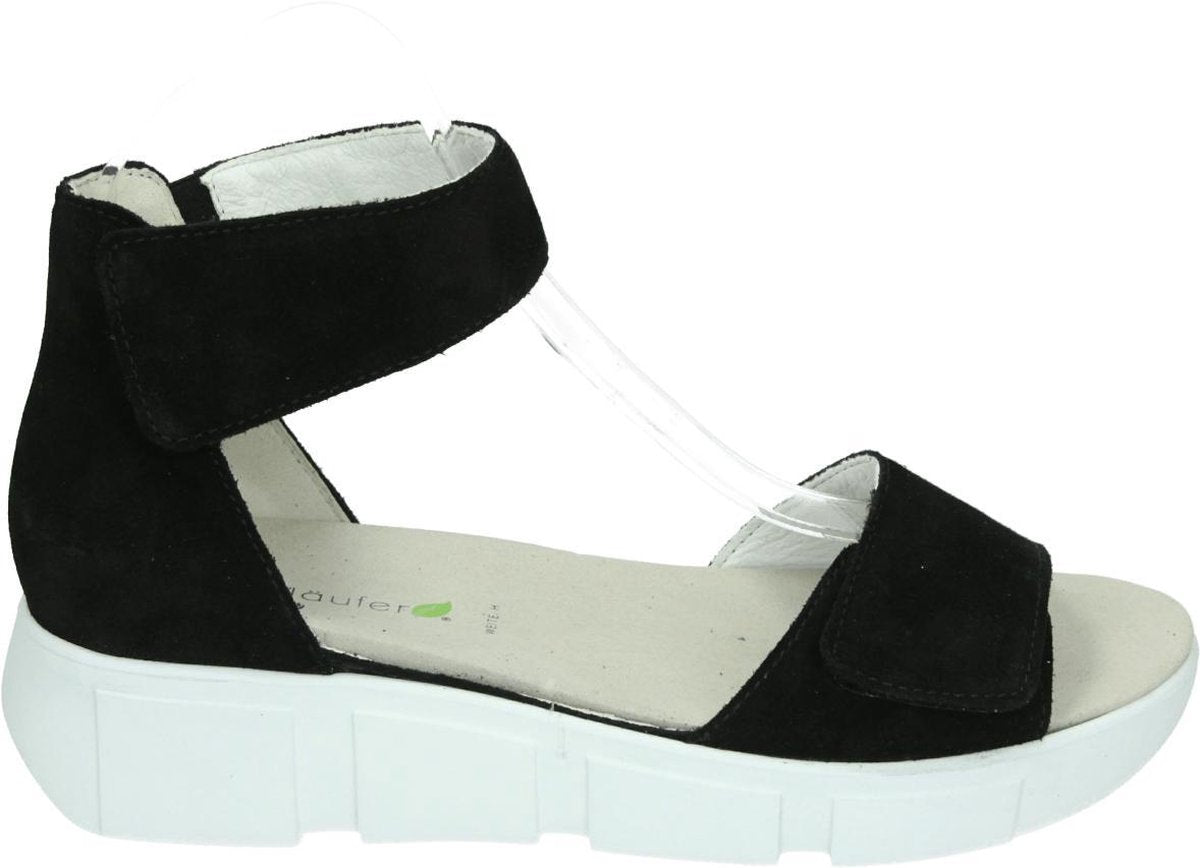 Waldlaufer 757802 H-Isa - Volwassenen Sandalen met hakDames Sandalen - Kleur: Zwart - Maat: 37