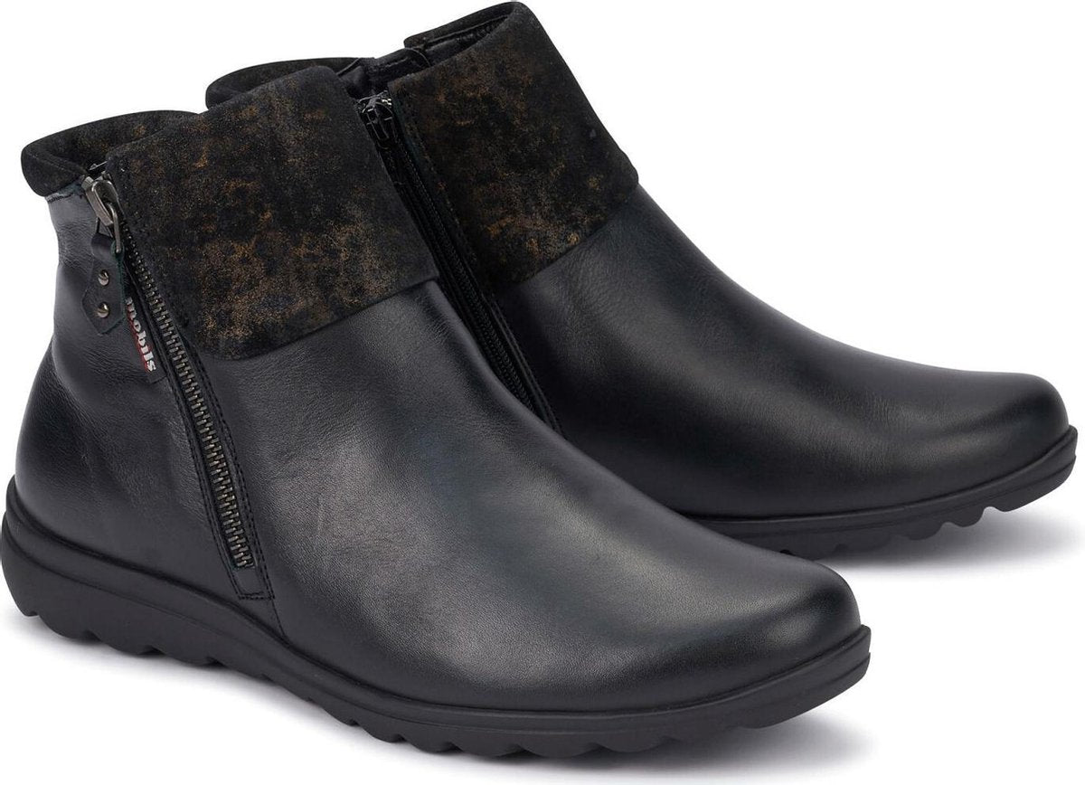 Mobils by Mephisto CATALINA Dames Enkellaars - Extra Breed - Zwart - maat 37.5