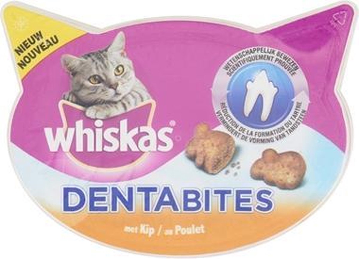 Whiskas dentabites - 40 gr - 8 stuks