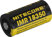 Nitecore Batterij IMR18350 Li-Ion 700mAh Button Top Oplaadbaar voor de EC11