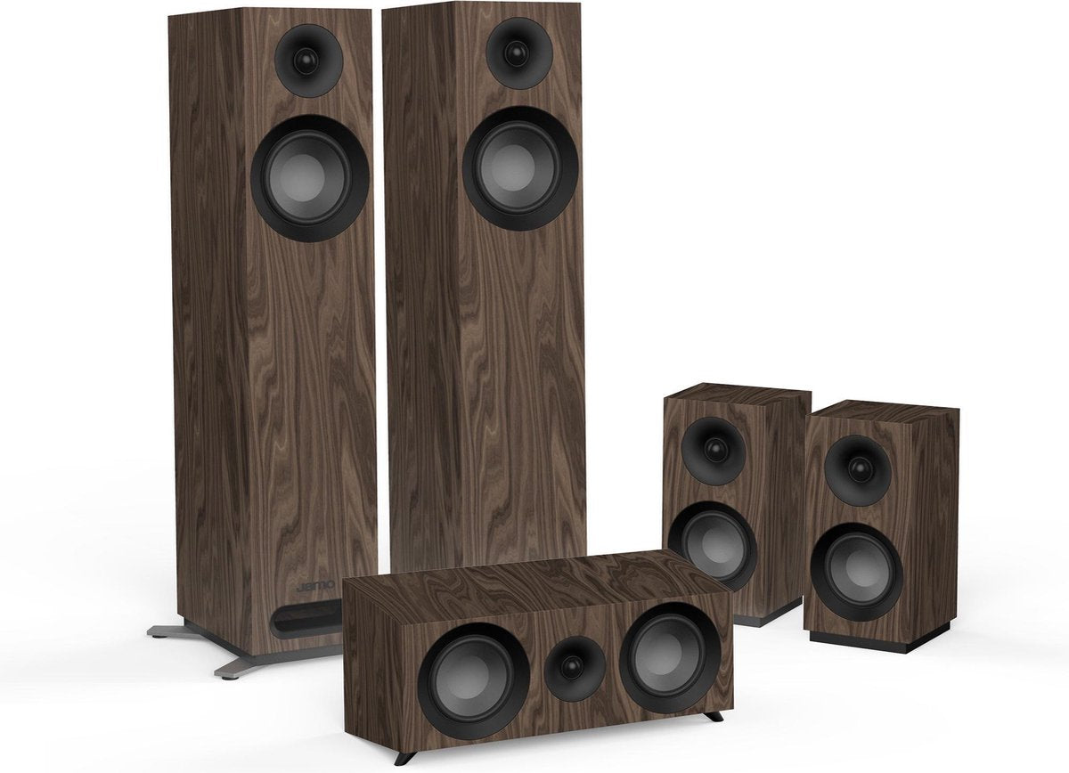 Jamo S 805 HCS 5.0 kanalen Walnoot luidspreker set