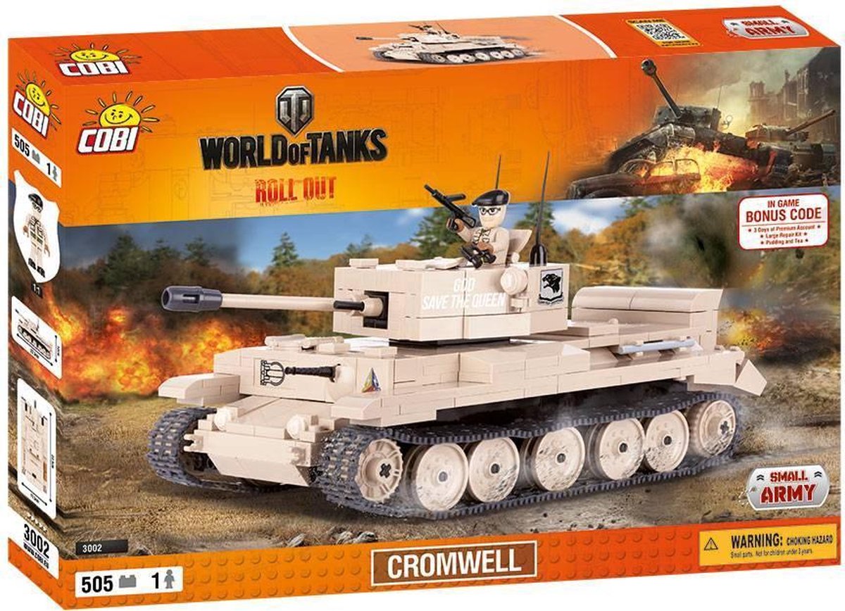 Cobi 505 Pcs Small Army /3002/ Wot Cromwell