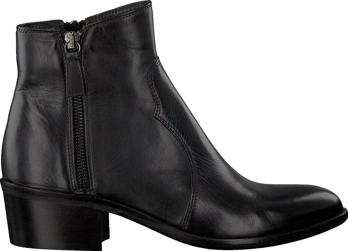 Notre-V 07a-202 Enkellaarsjes - Enkelboots - Dames - Zwart - Maat 38