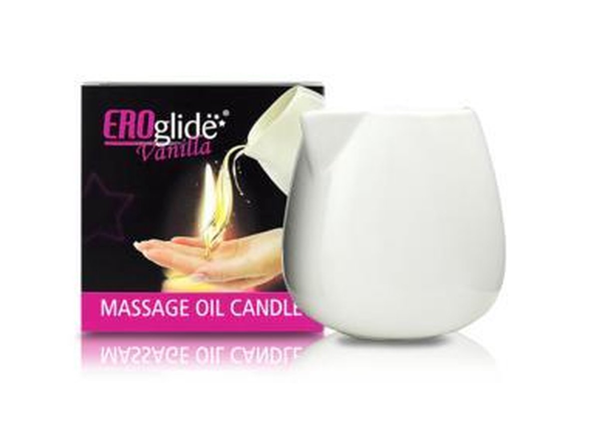 EROglide Massage kaars - Vanilla