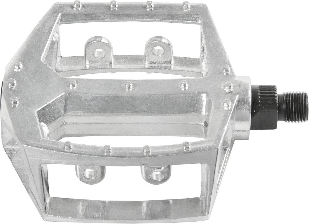 M-wave Platformpedaal Bmx Oem 1/2 Inch Zilver Per Set