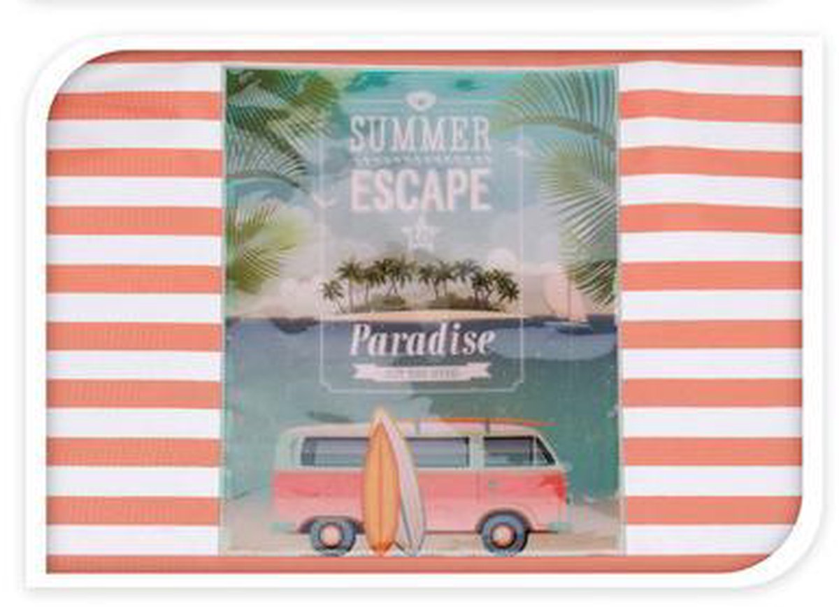 Strandtas Summer escape oranje