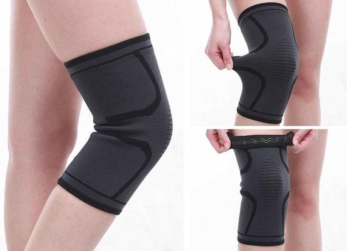 Kniebrace Zwart - XL