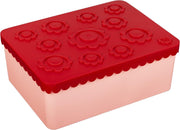 Toffe Lunchbox HDPE Flower Red/Pink