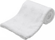 Soft Touch Dekentje Ster 75 X 100 Cm Polyester/sherpa Wit