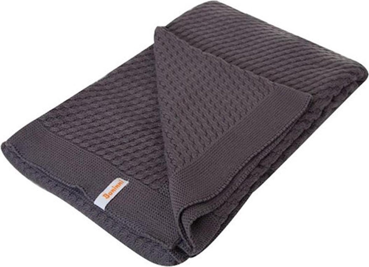 Baninni Dodo Wave - Wiegdeken 75x100 cm - Grijs