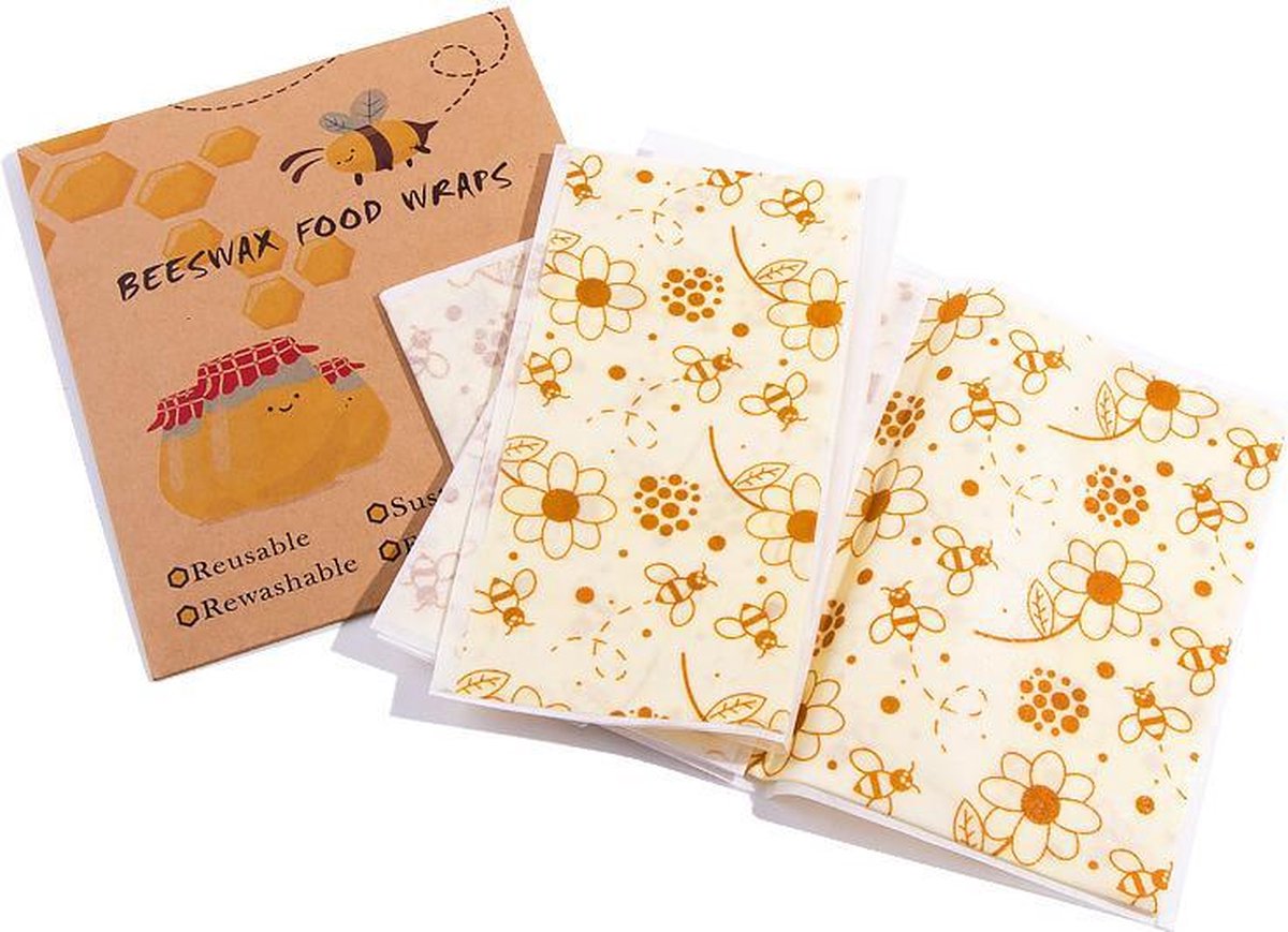 Bijenwas - Wraps - Bijenwas wraps - Bijenwax - Zero waste - Bijenwas doek