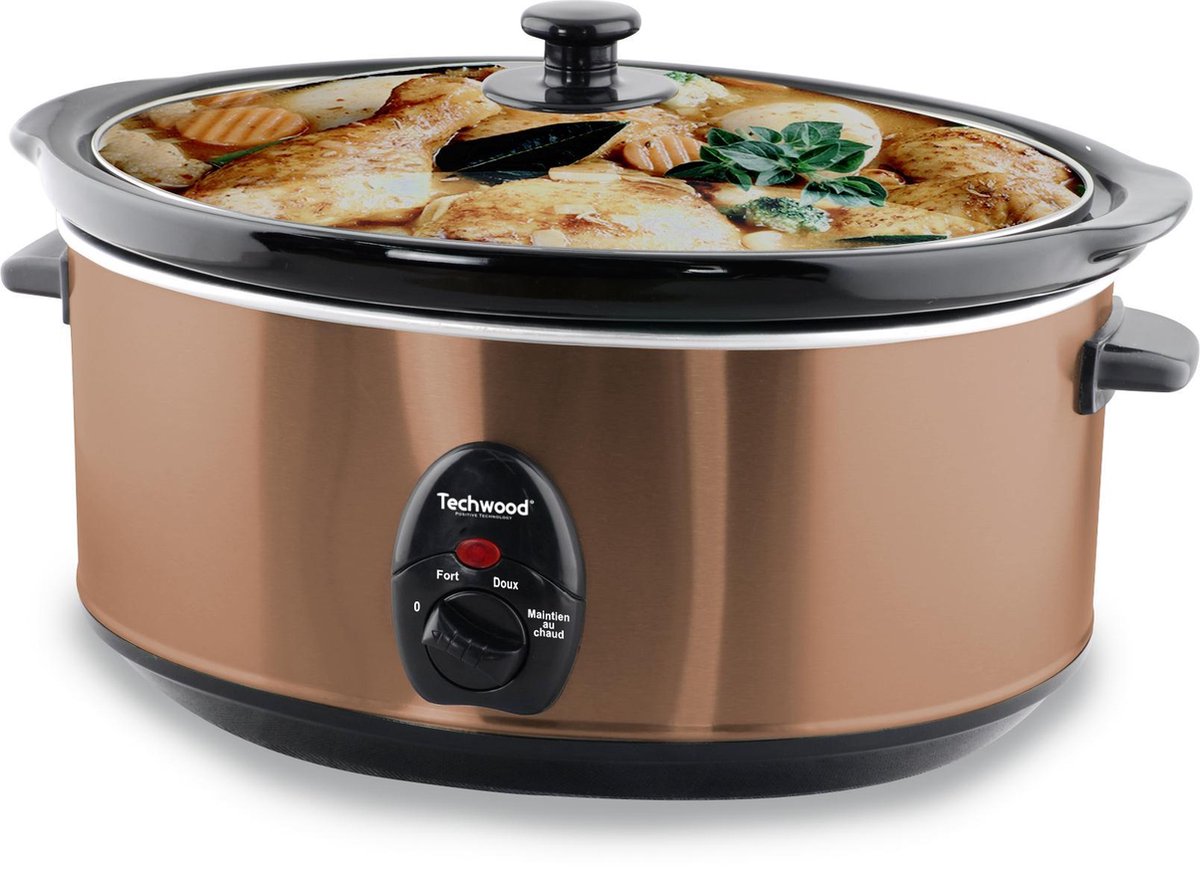 TECHWOOD ELEKTRISCHE SLOWCOOKER 6.5 L