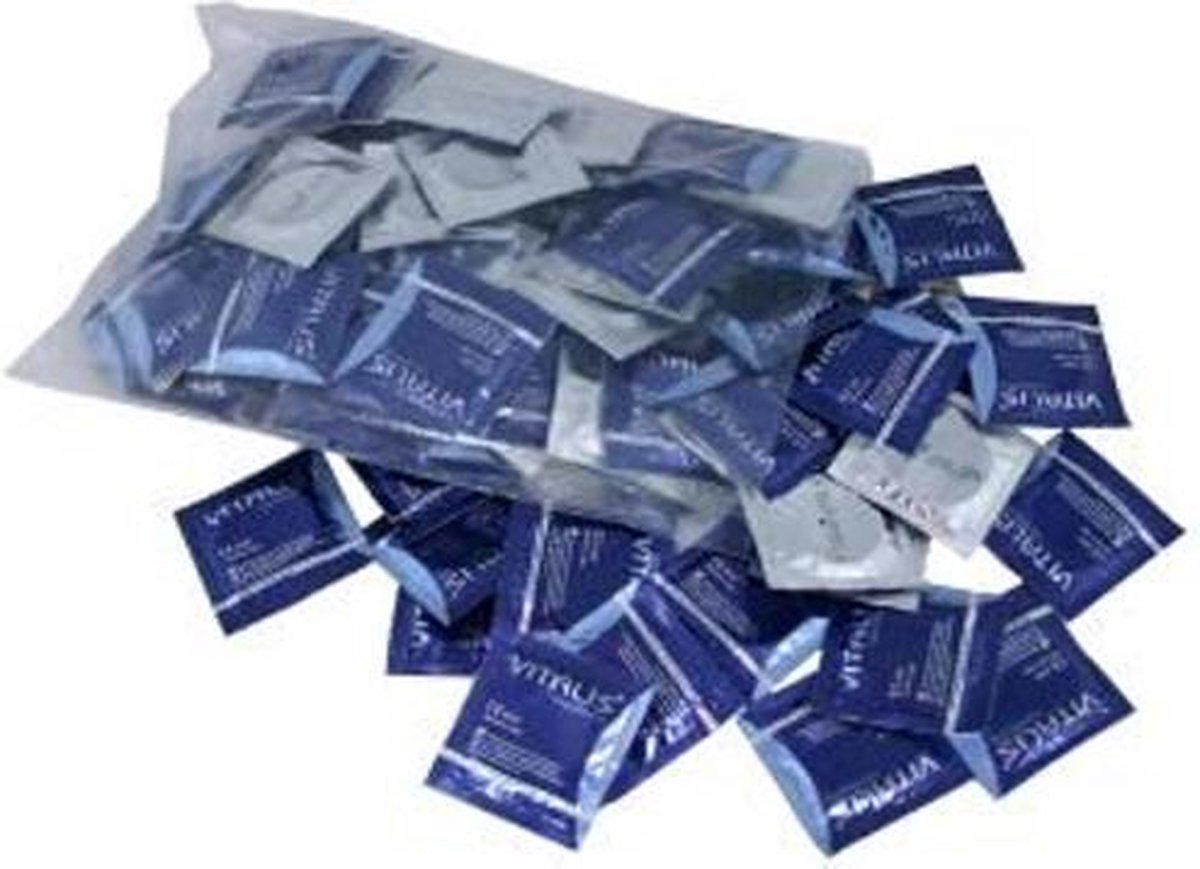 VITALIS - Safety Condooms - 100 stuks| Zaaddodend | Glijmiddel | Condooms | Vibrator | Penis | Buttplug | Sexy | Tril ei | Erotische | Man | Vrouw | Heren | Dames