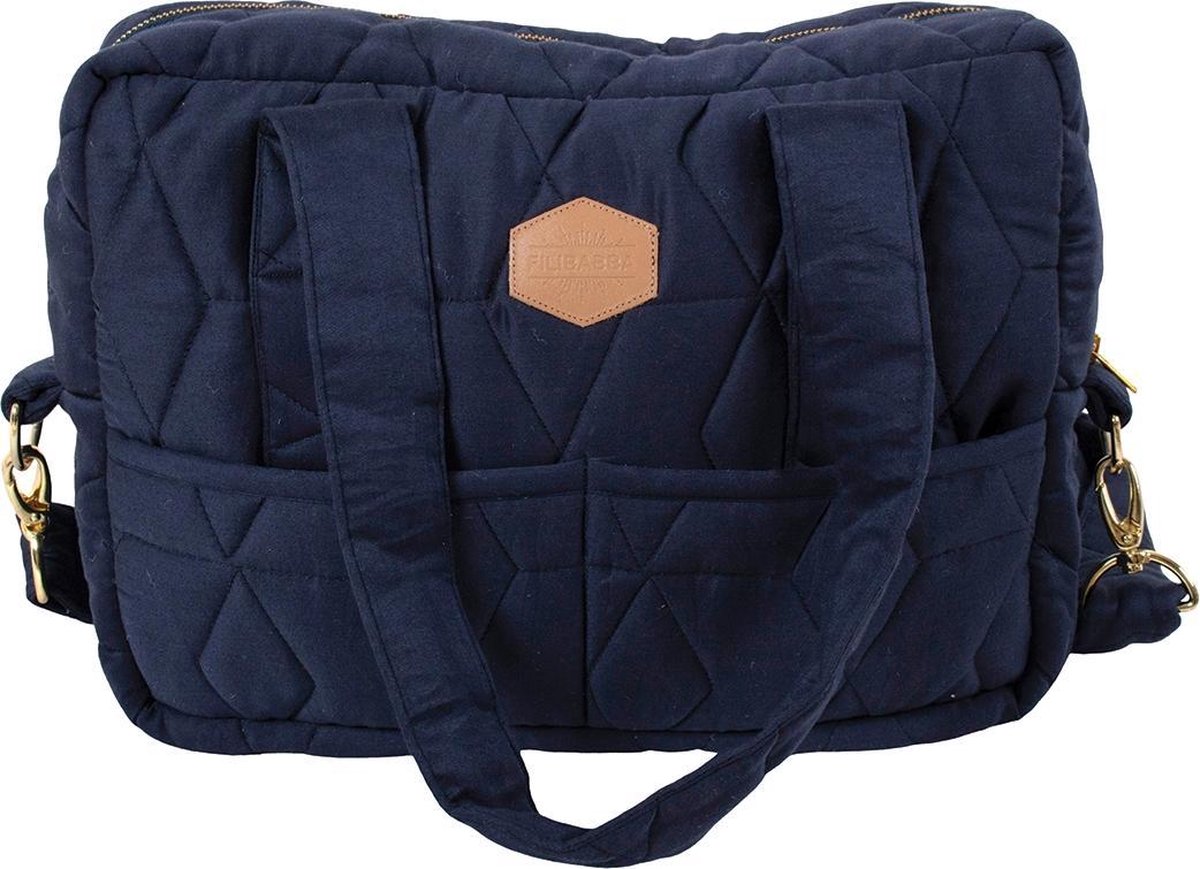 Filibabba - Verzorgingstas - Soft quilt Dark blue - One size