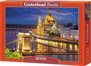 Budapest view at dusk Legpuzzel 2000 stukjes