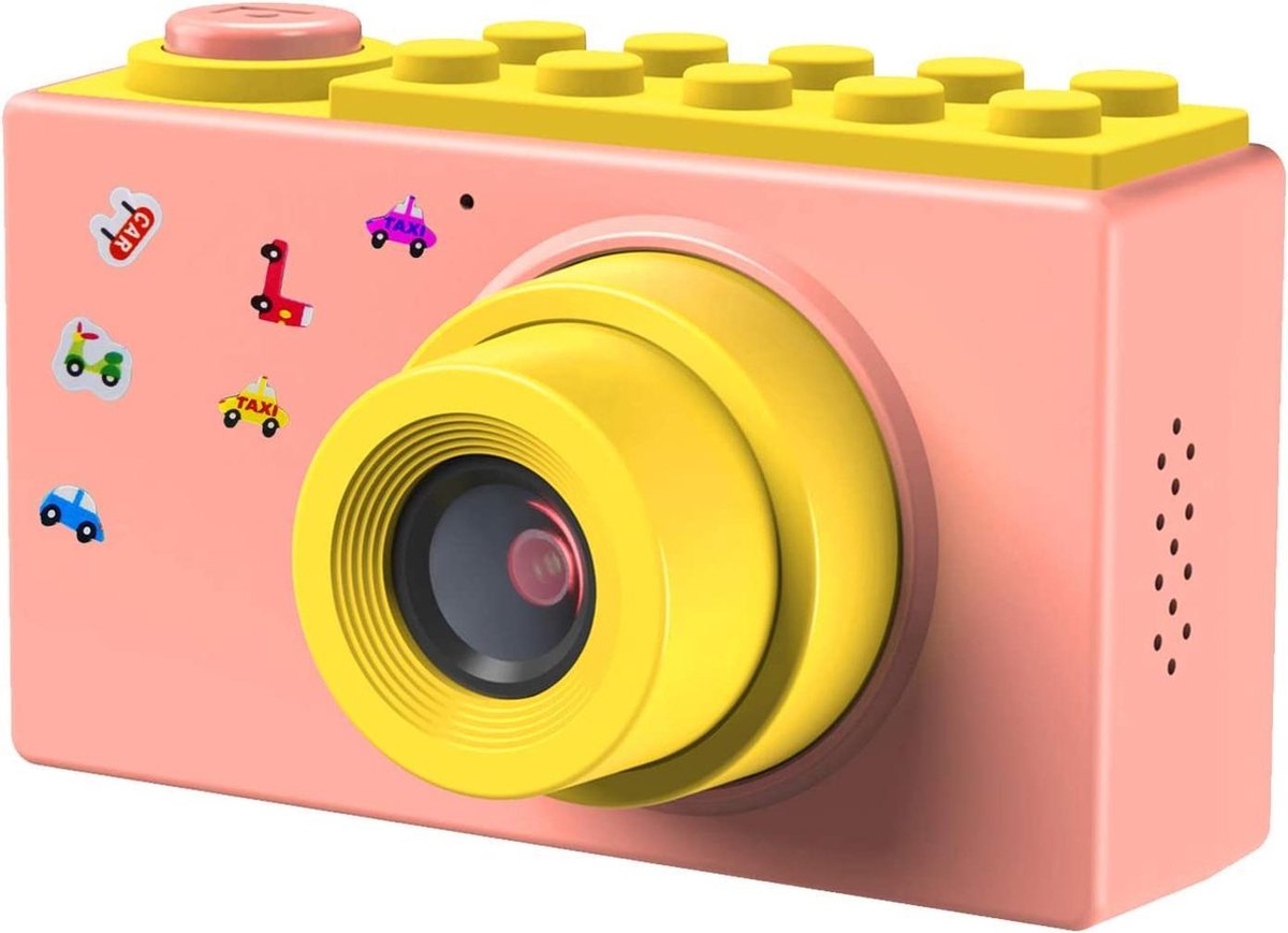 Vloggercamera 1080P HD - Kindercamera - Vloggercam - Kinder vlog camera - Vlog camera voor kinderen inclusief 2inch LCD Scherm