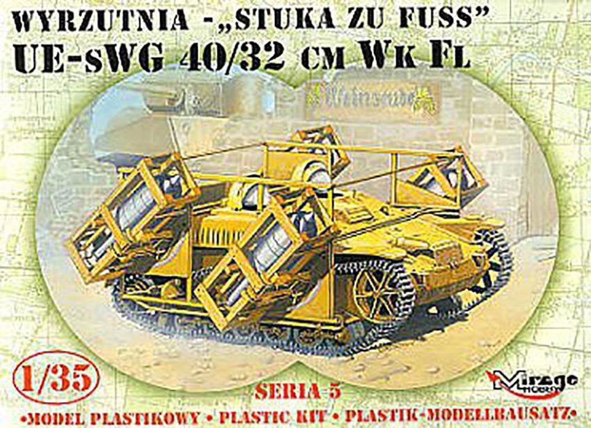 Mirage UE-sWG 40/32cm Wk Fl 'Stuka zu Fuss' + Ammo by Mig lijm
