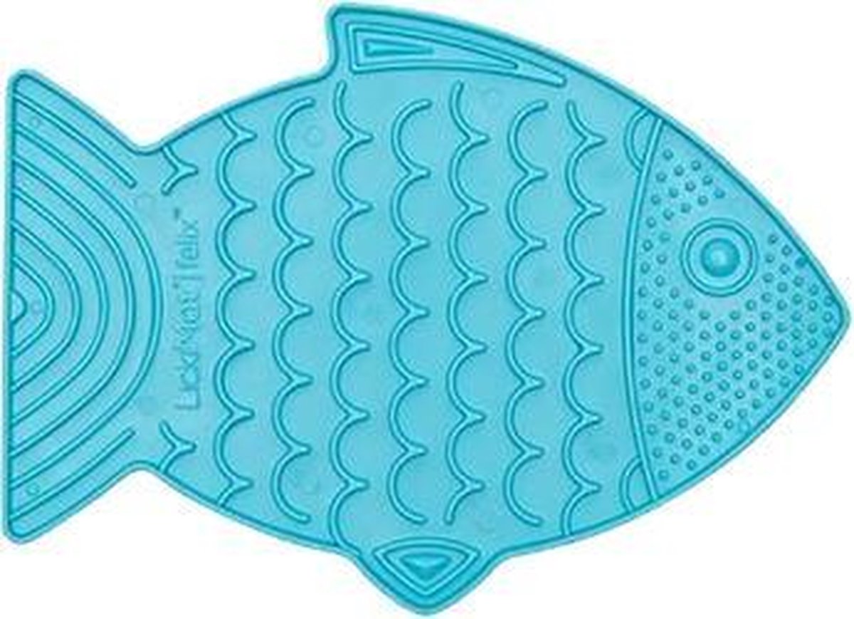 Lickimat kat felix turquoise - 22 cm - 1 stuks