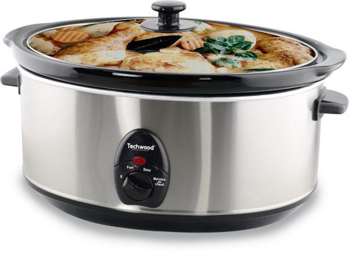 TECHWOOD ELEKTRISCHE SLOWCOOKER 6.5 L