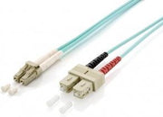 Equip 255312 Glasvezel kabel 2 m OM3 LC SC Turkoois