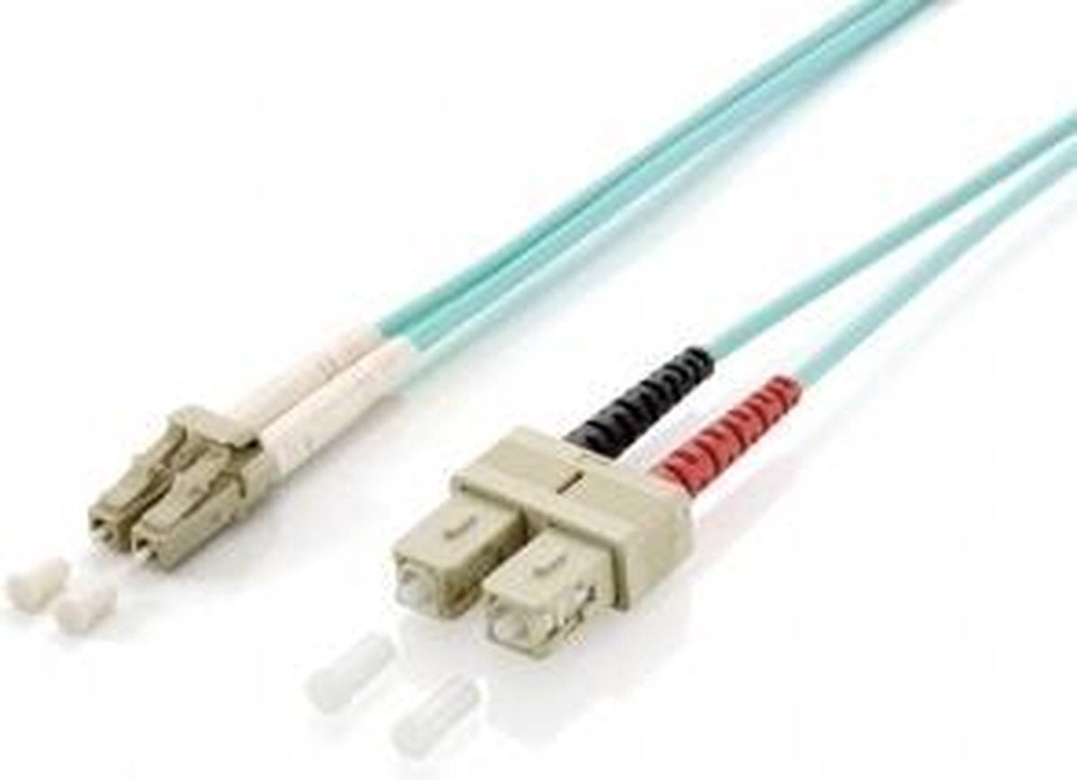 Equip 255312 Glasvezel kabel 2 m OM3 LC SC Turkoois