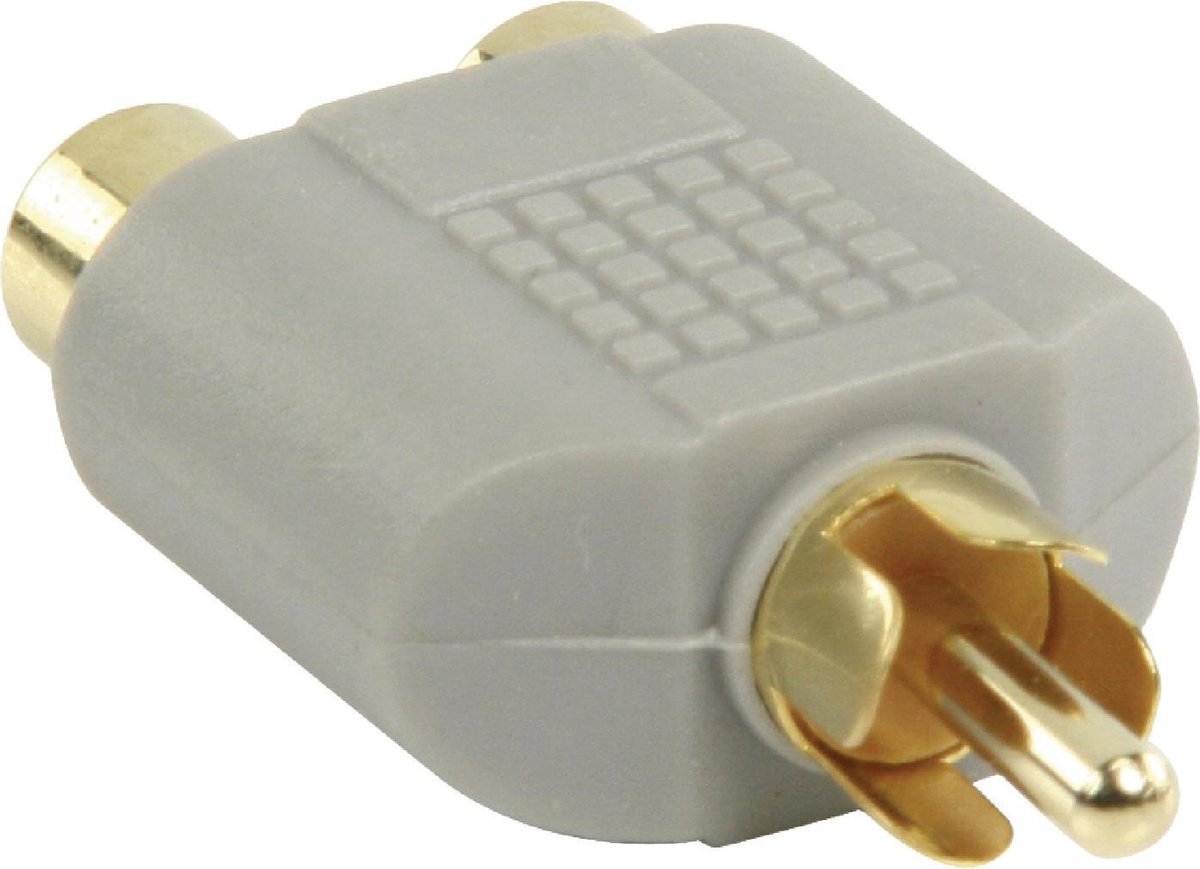Bandridge Subwoofer/Tulp mono (m) - Tulp stereo (v) audio adapter