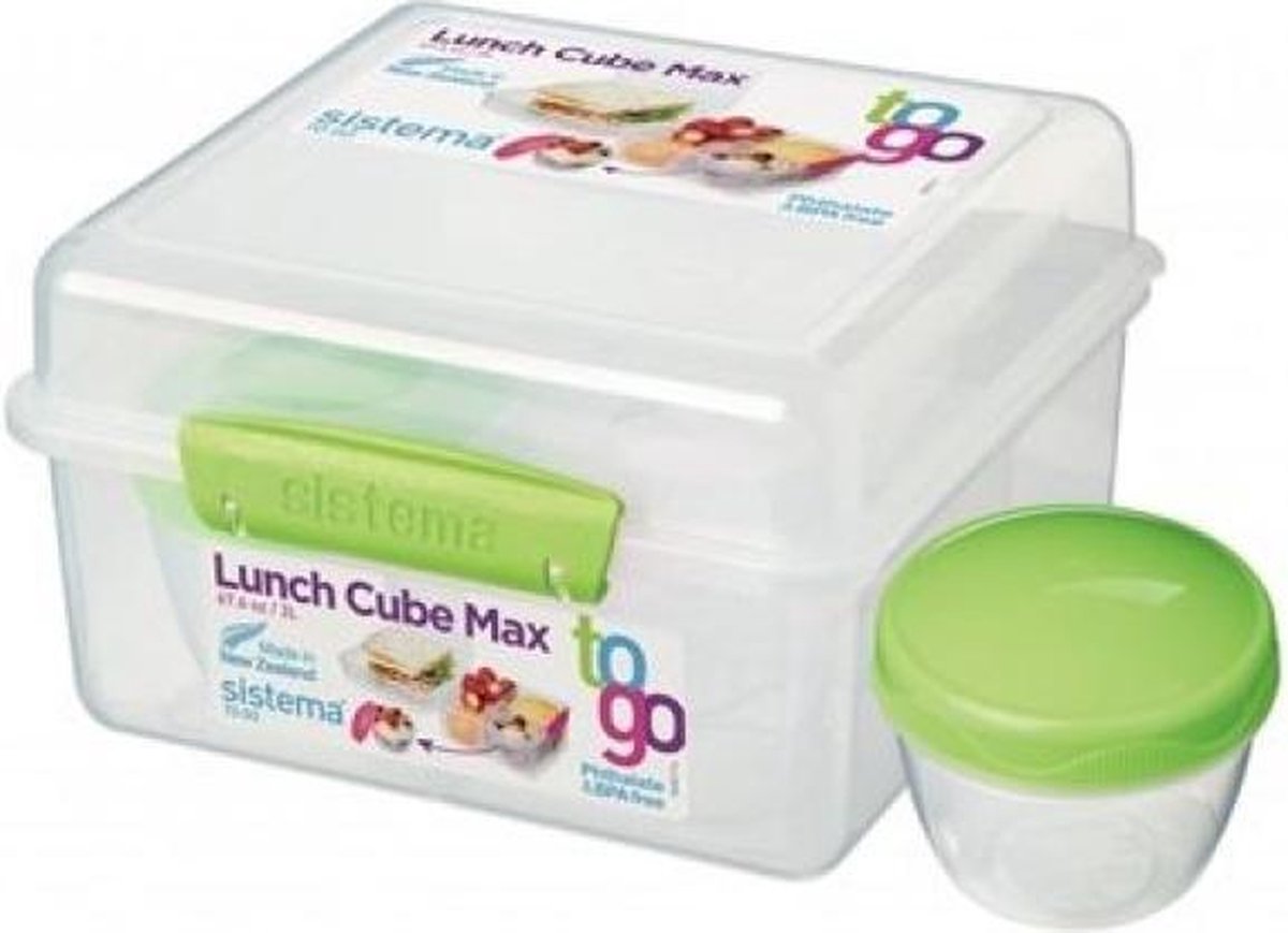 Sistema To Go Lucnhbox Cube met Yoghurtpotje 2L