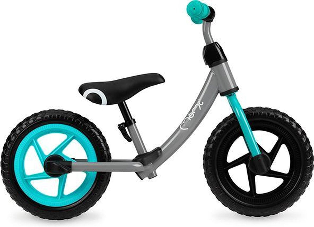Momi Ross- loopfiets- turquoise