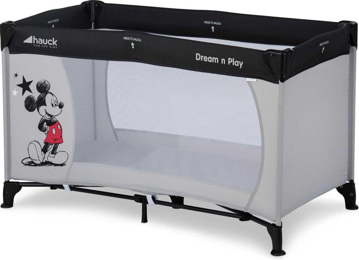 Hauck Dream'n Play Campingbedje - Mickey Stars