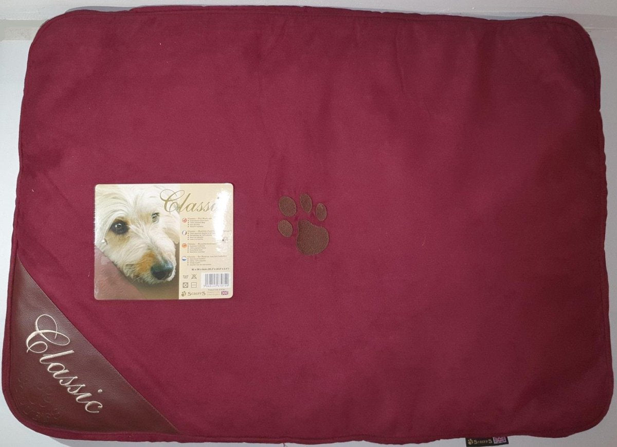 Scruffs Classic Duvet - 82 x 58 x 6 cm - Bordeaux / Burgundy