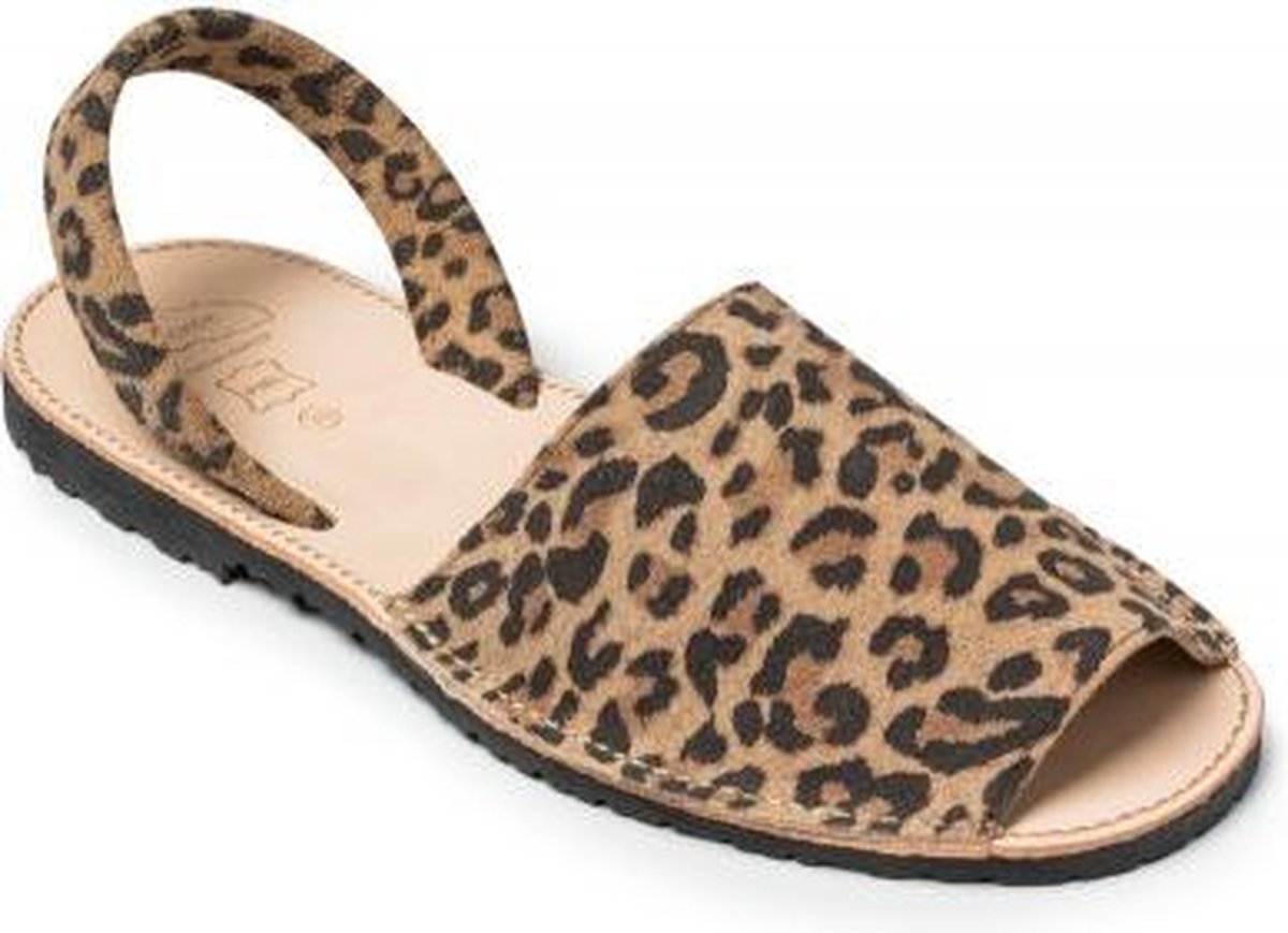 Menorquina-spaanse sandalen-avarca-panter-dames-maat 39
