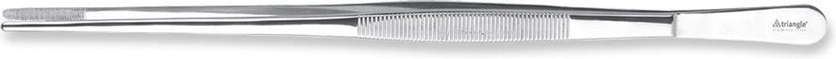 Triangle Pincet multifunctioneel van roestvrij staal 50 Preparation RVS 30 cm