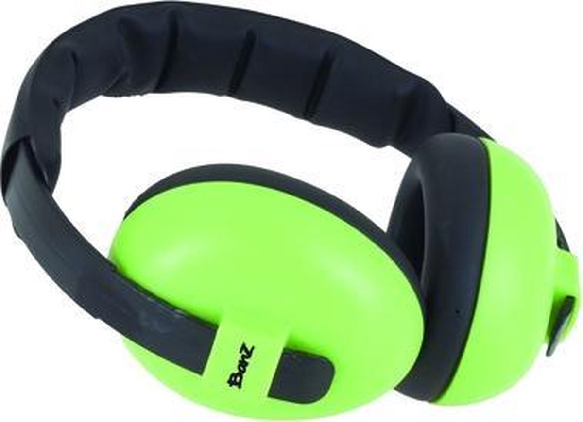 Baby Banz gehoorbeschermers Baby en Peuters - Lime - (3-36 mnd)