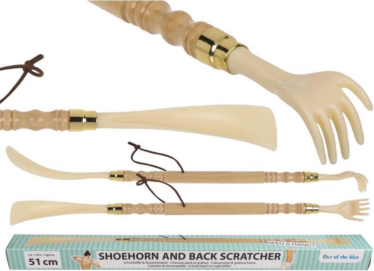 Rugkrabber en schoenlepel 2-in-1 51 cm